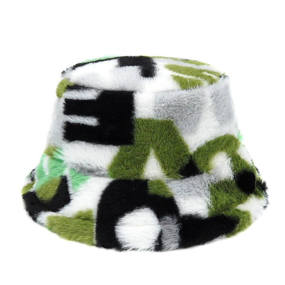 Assorted Faux Fur Bucket Hat - Kelly Obi New York