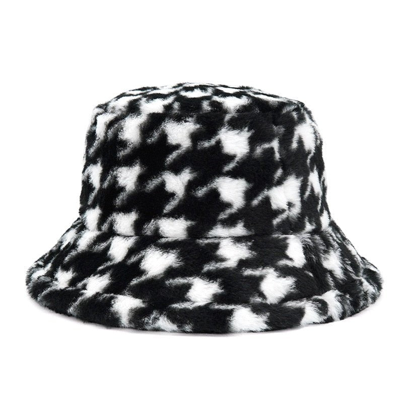 Assorted Faux Fur Bucket Hat - Kelly Obi New York