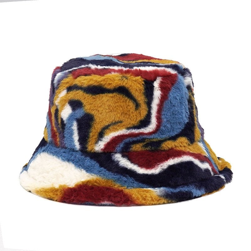 Assorted Faux Fur Bucket Hat - Kelly Obi New York