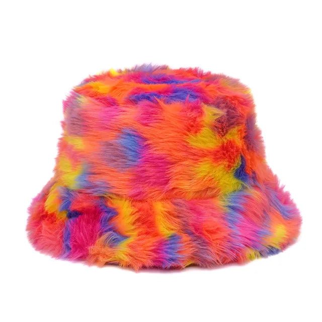 Assorted Faux Fur Cloche Hat - Kelly Obi New York