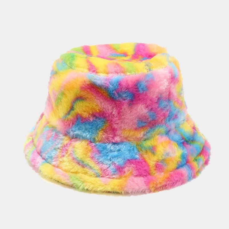 Assorted Faux Fur Cloche Hat - Kelly Obi New York