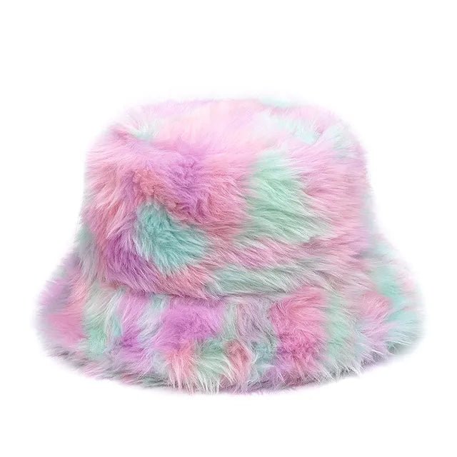 Assorted Faux Fur Cloche Hat - Kelly Obi New York