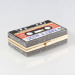 Bejeweled Cassette Tape Evening Bag - Kelly Obi New York