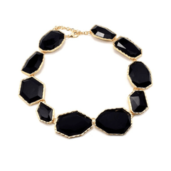 Big Geometric Resin Necklace - Kelly Obi New York