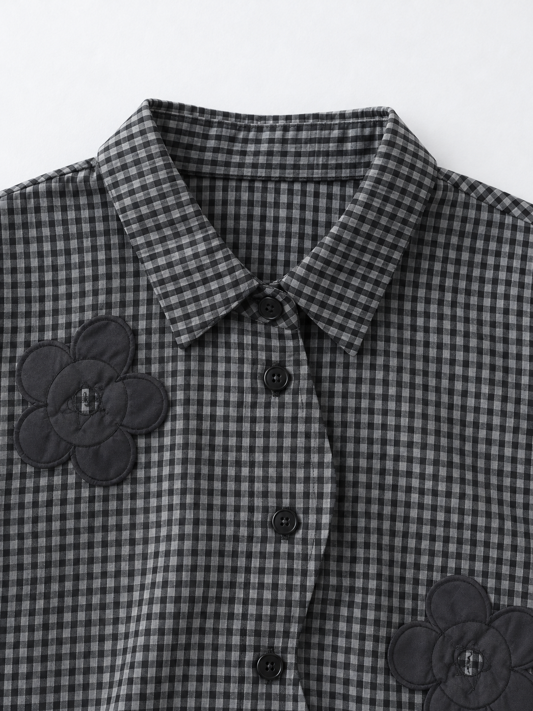 Floral Check Short-Sleeve Shirt