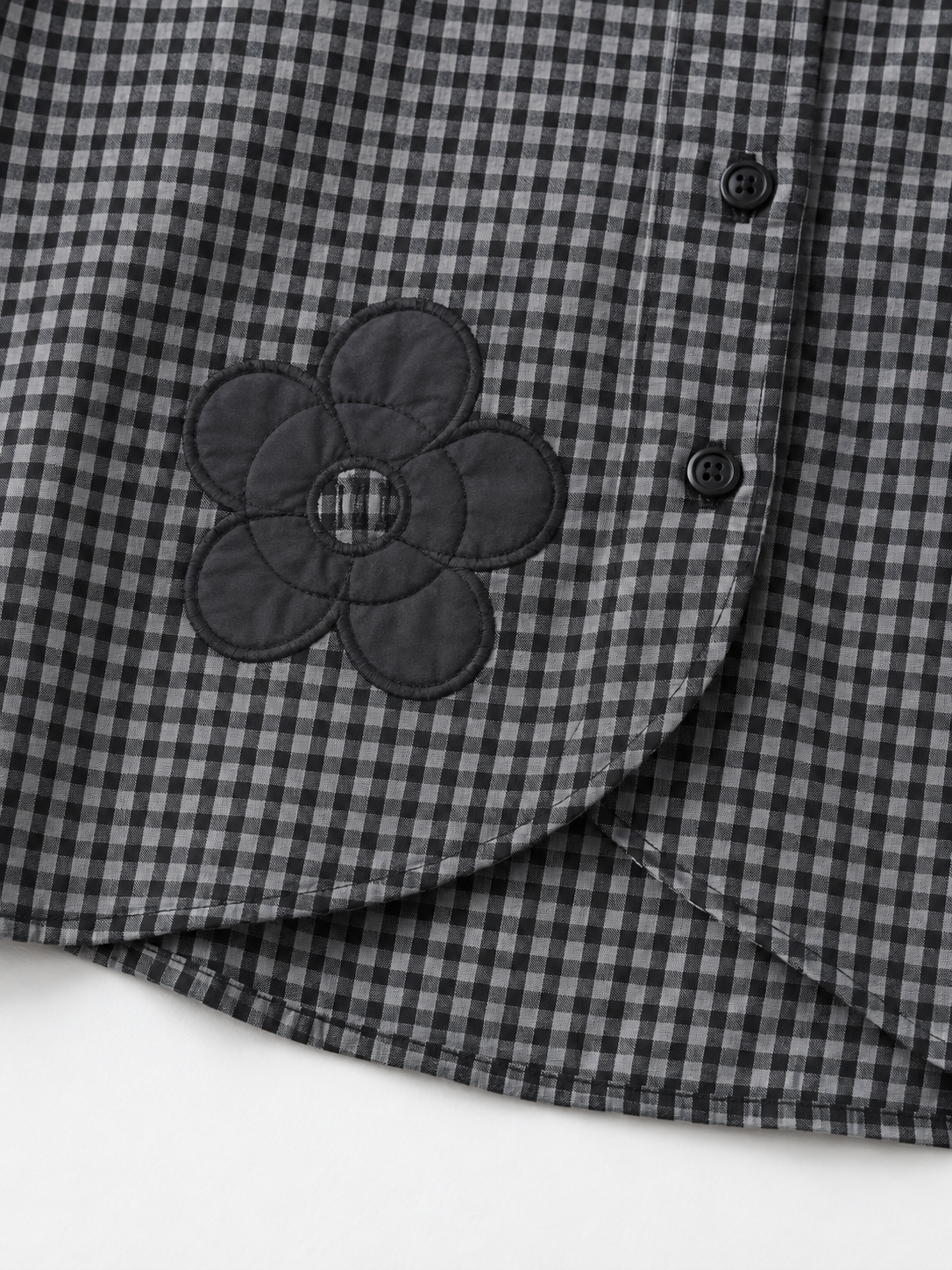 Floral Check Short-Sleeve Shirt