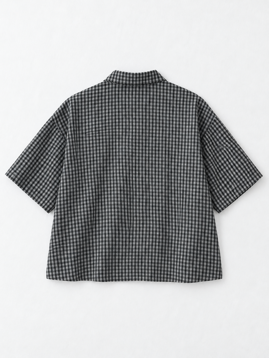 Floral Check Short-Sleeve Shirt