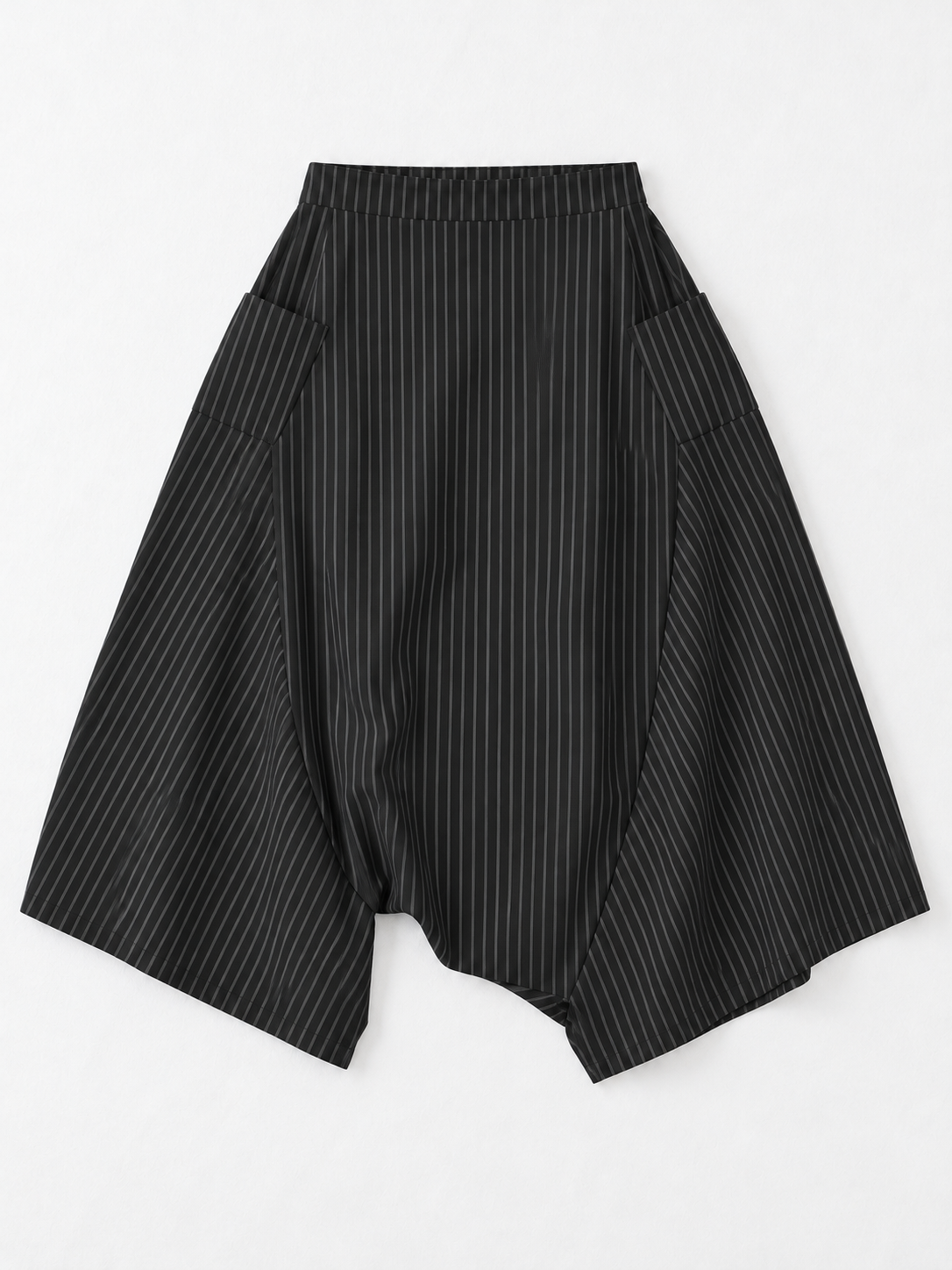 Pinstripe Drop-Crotch Culottes