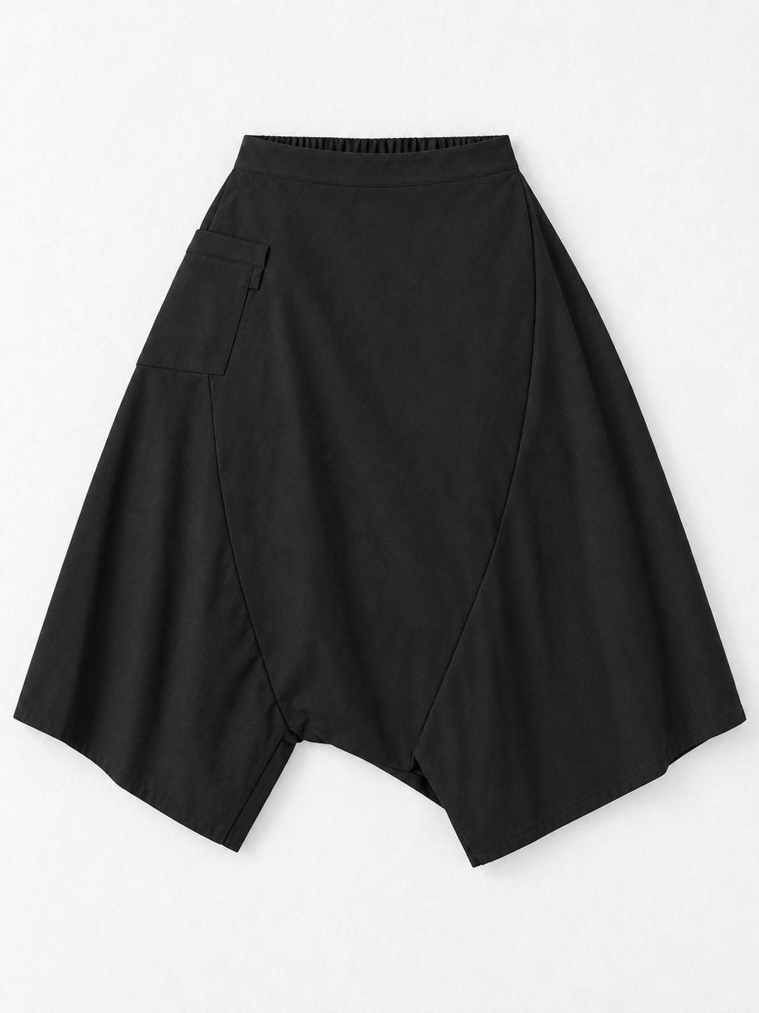 Pinstripe Drop-Crotch Culottes