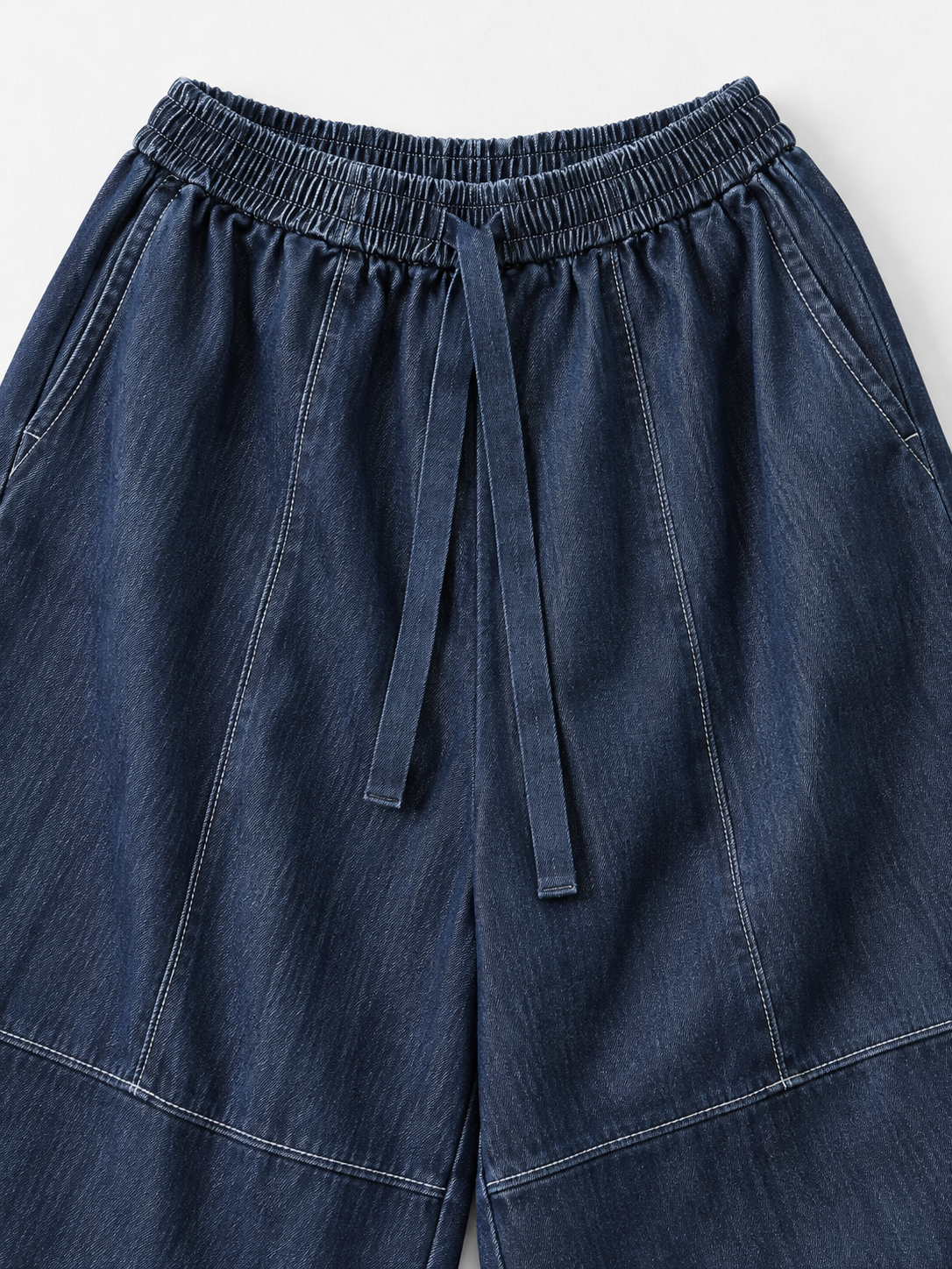 Panelled Denim Culottes