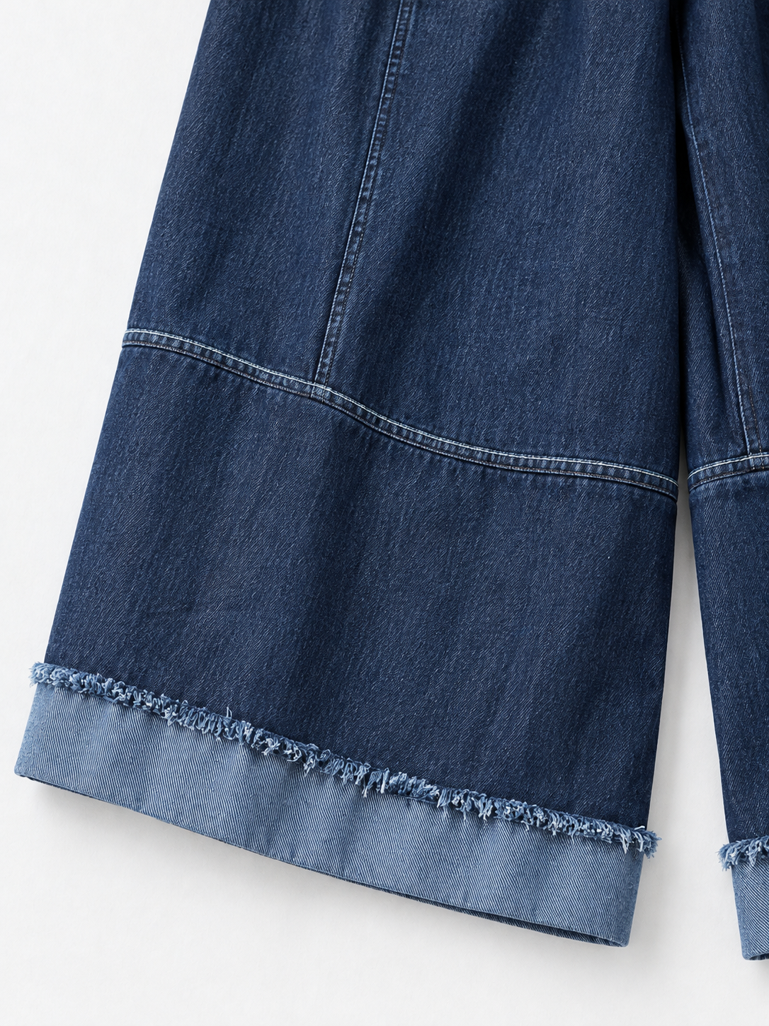 Panelled Denim Culottes