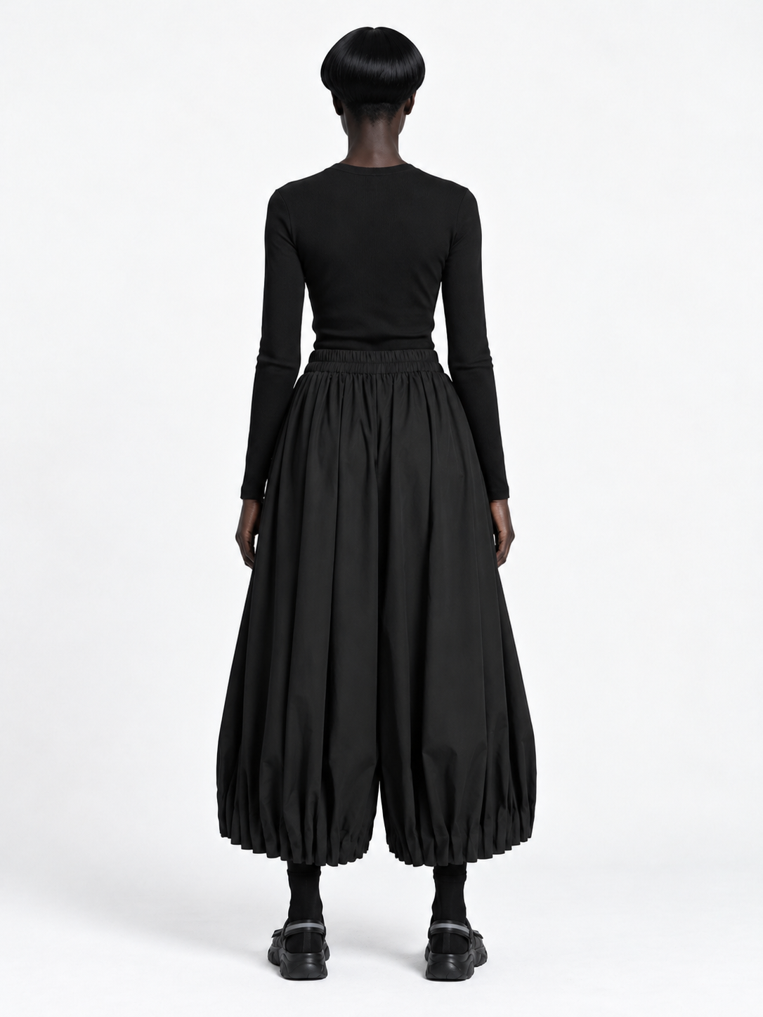 Pleated Balloon Trousers