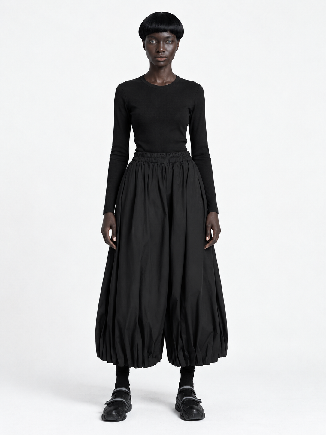 Pleated Balloon Trousers