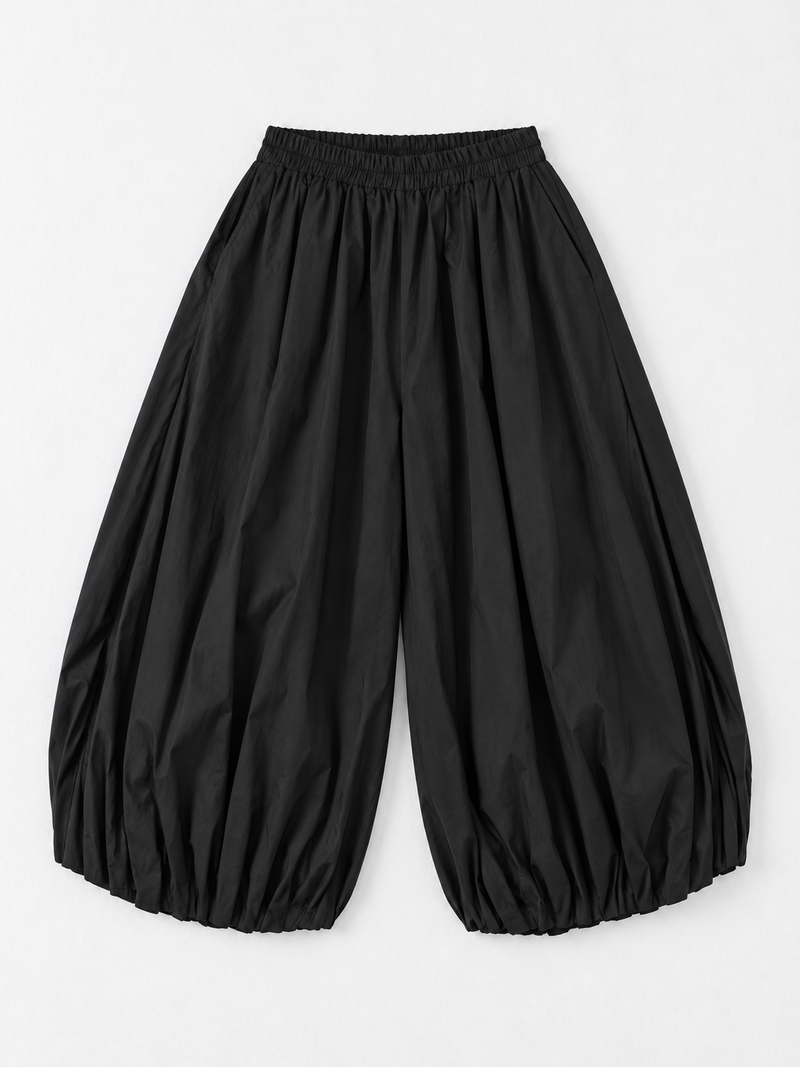 Pleated Balloon Trousers