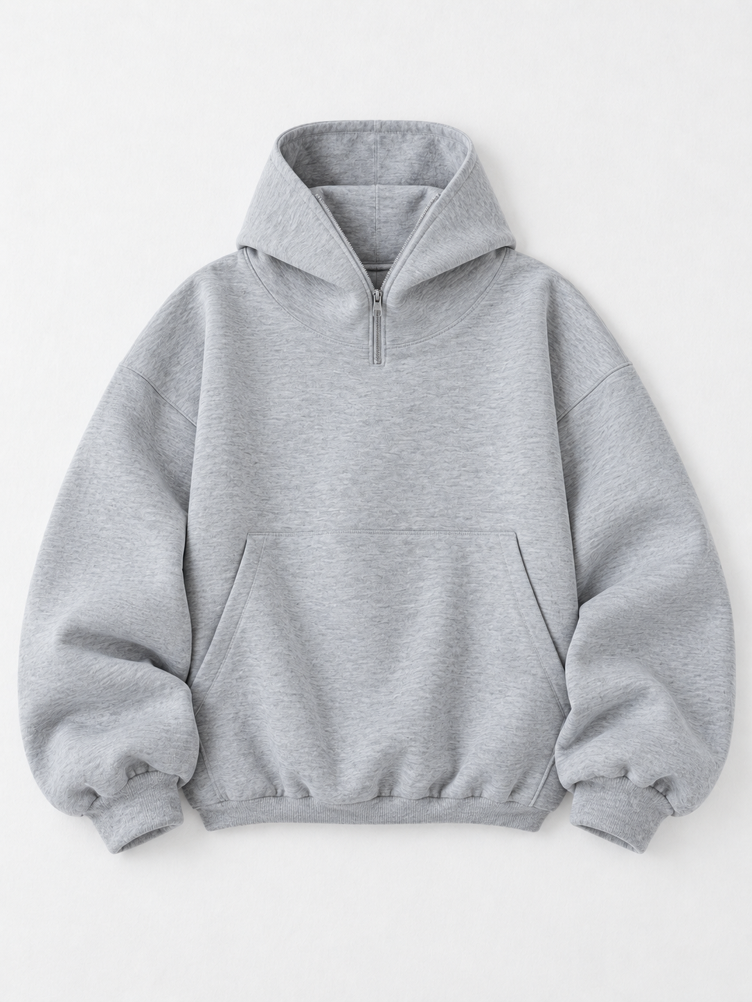 Half-Zip Volume Hoodie