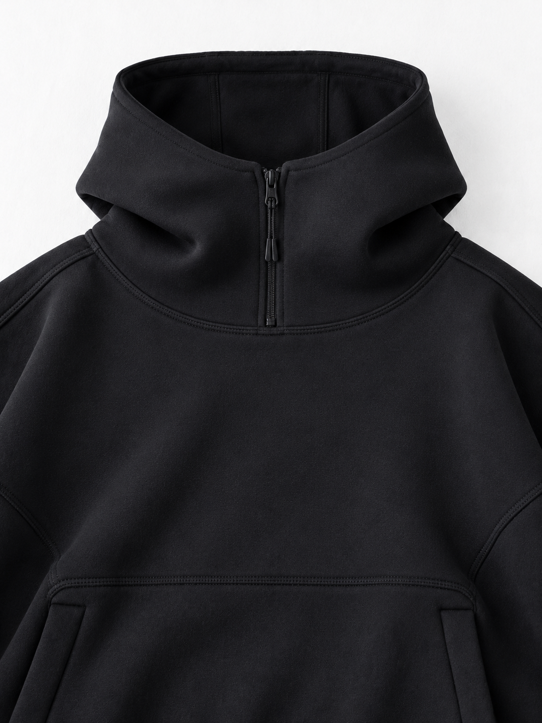 Half-Zip Volume Hoodie