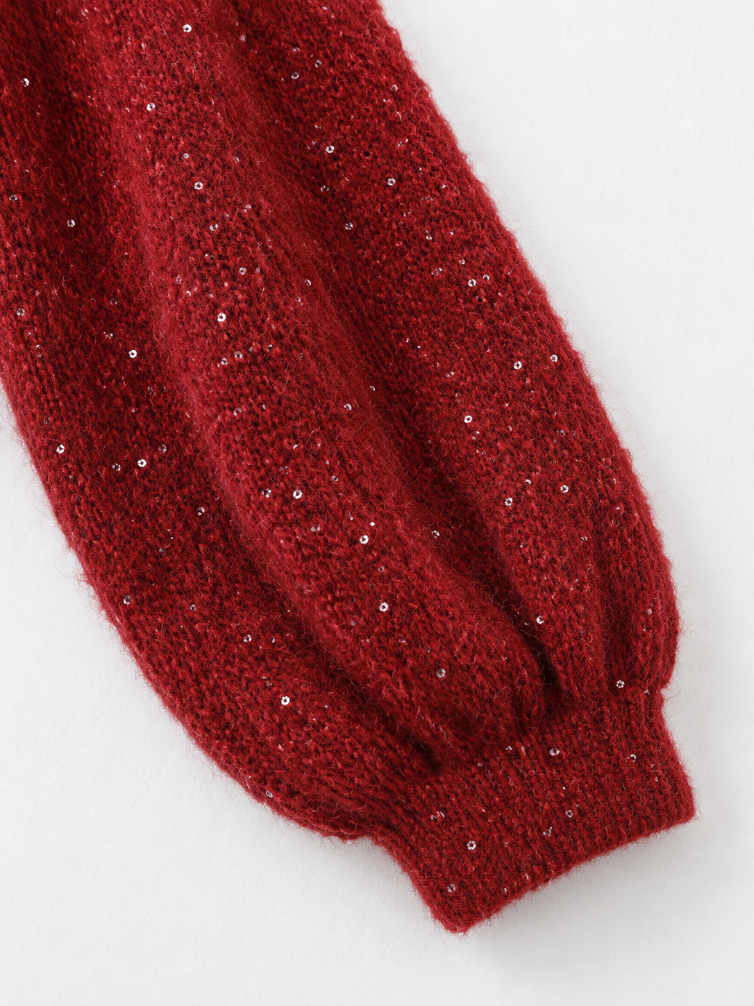 Sequin Open Knit Cardigan