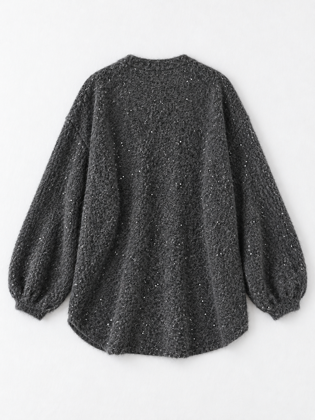 Sequin Open Knit Cardigan