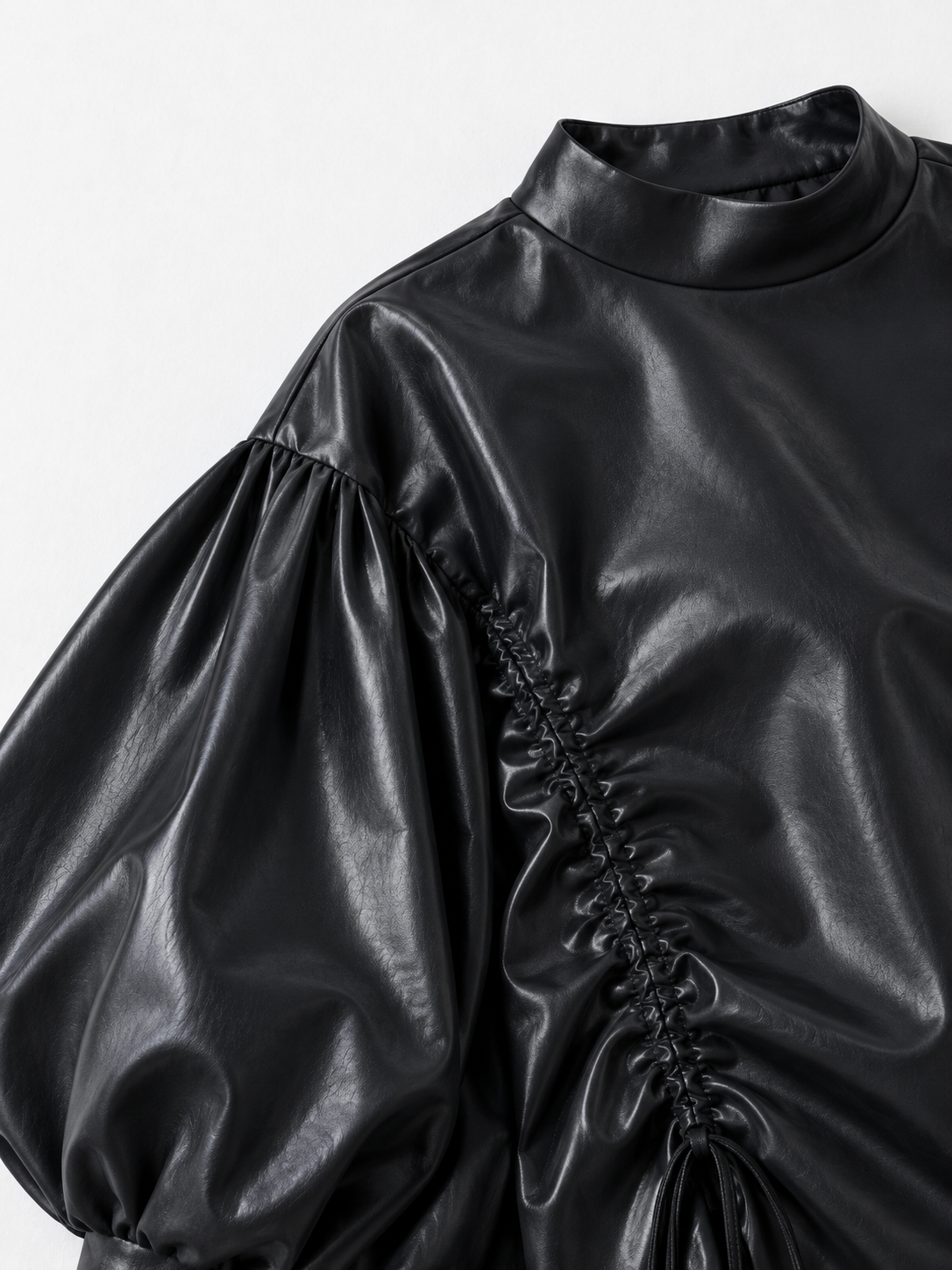 Drawstring Coated Volume Top