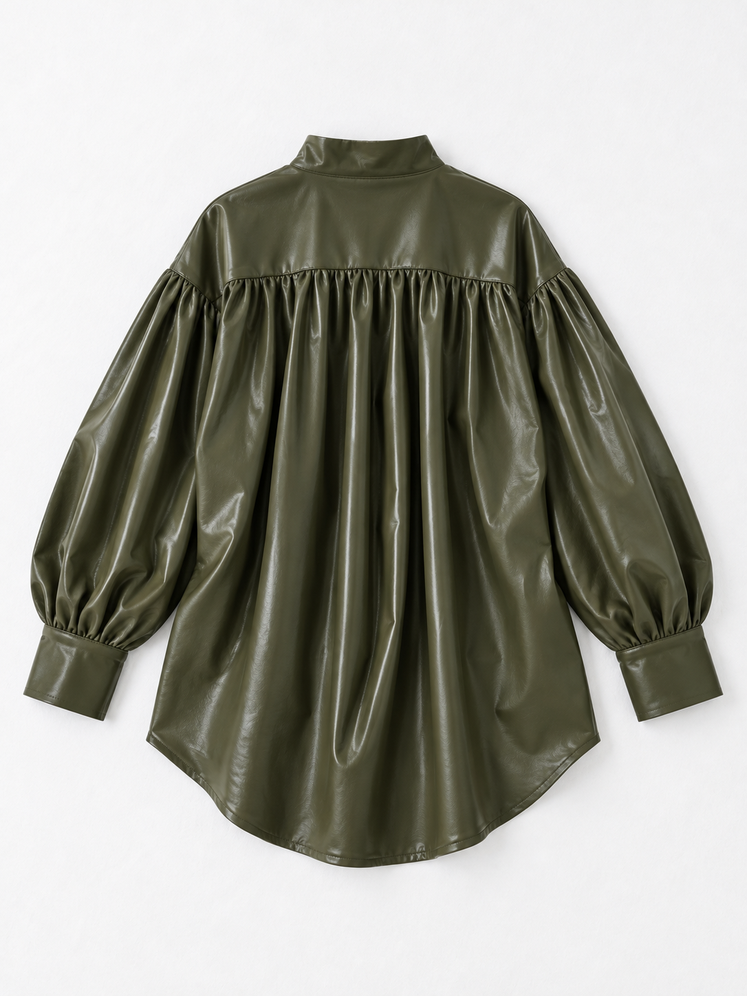 Drawstring Coated Volume Top