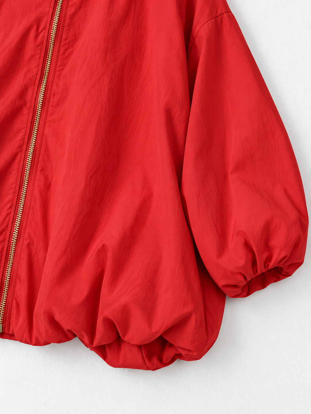 Zip-Front Balloon Jacket