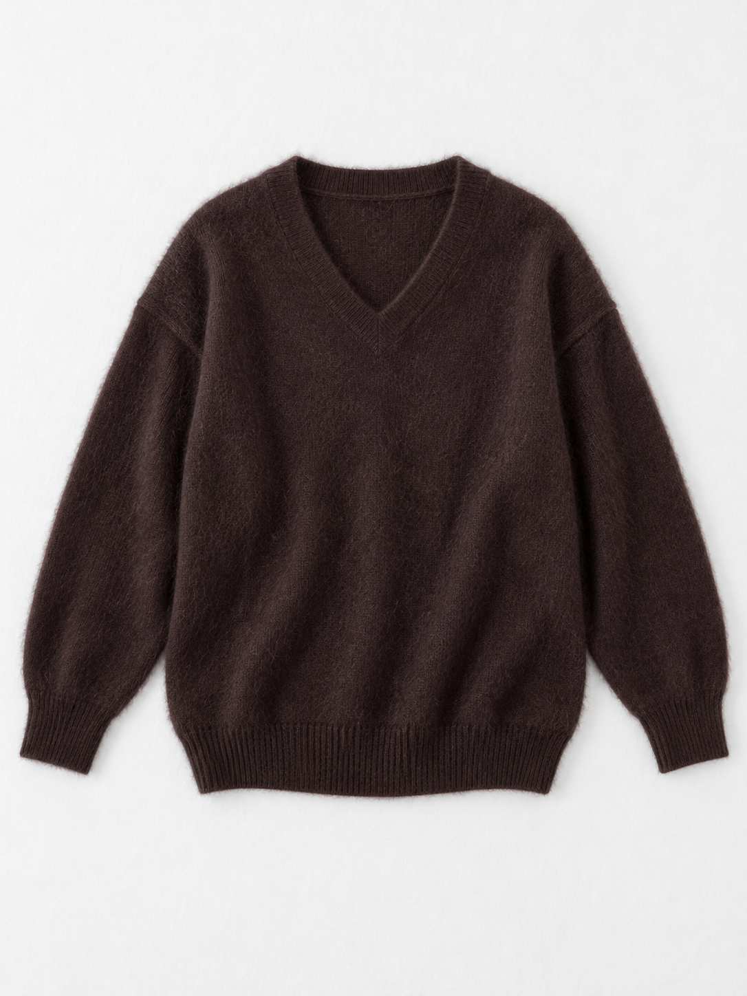 Soft V-Neck Knit Sweater