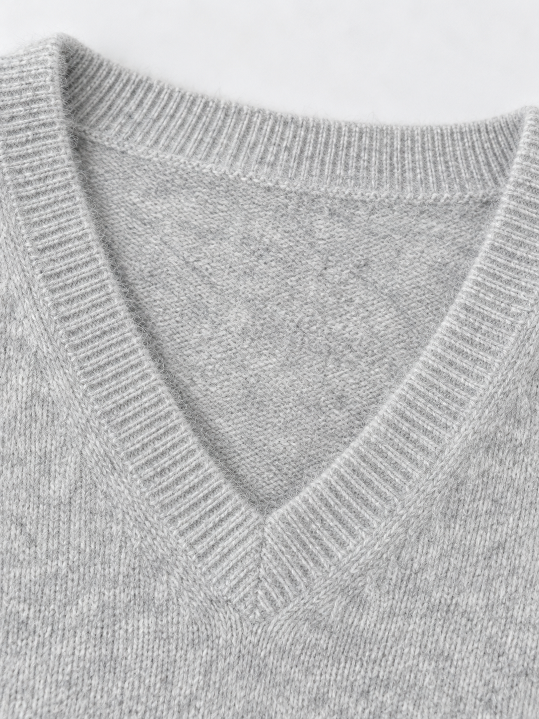 Soft V-Neck Knit Sweater