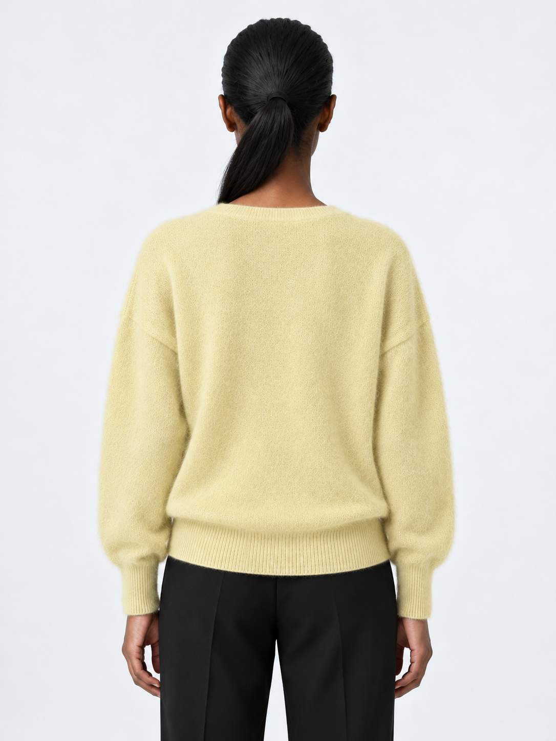 Soft V-Neck Knit Sweater