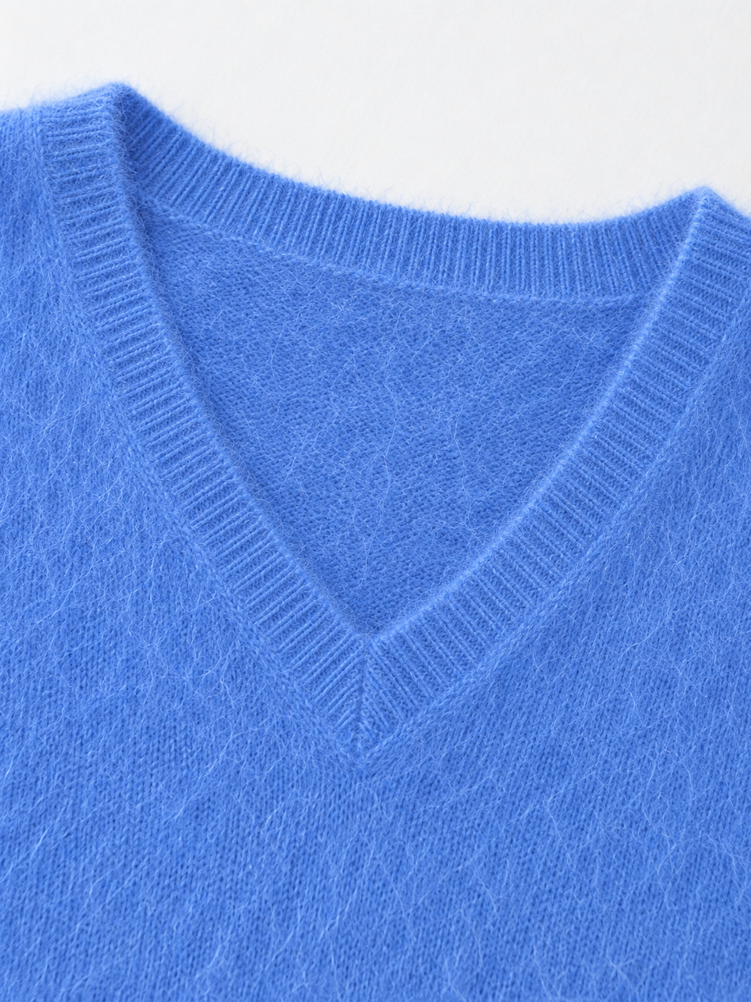 Soft V-Neck Knit Sweater