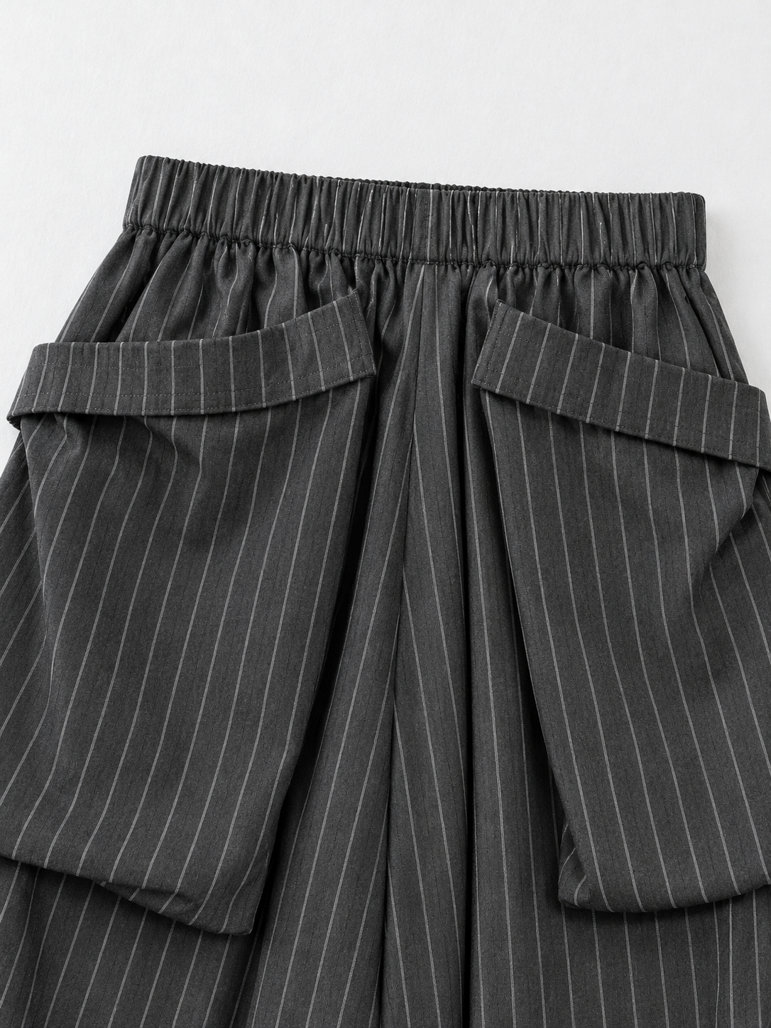 Oversized Pocket Pinstripe Culottes