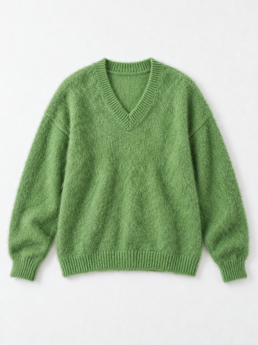 Textured V-Neck Sweater