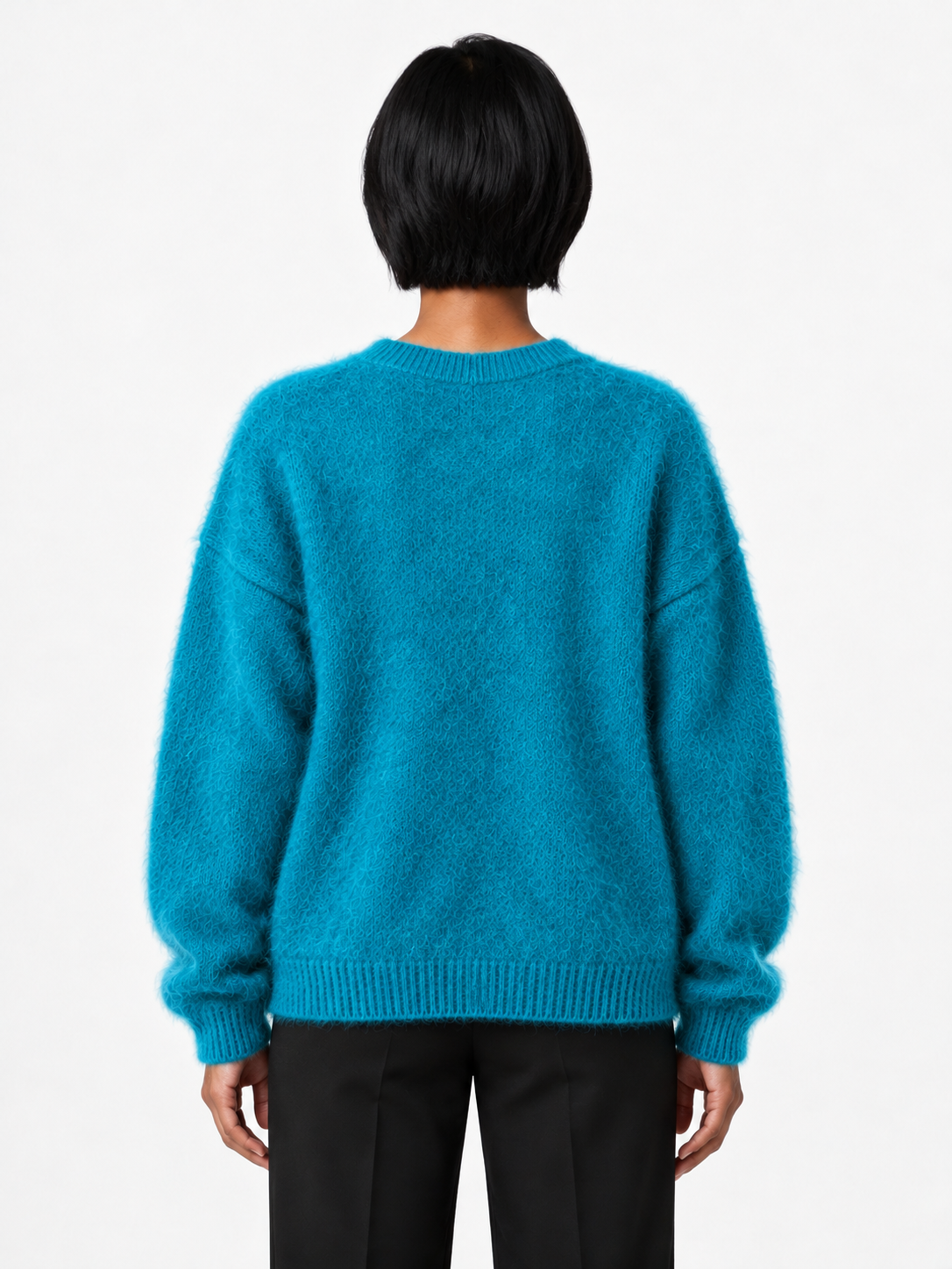 Textured V-Neck Sweater
