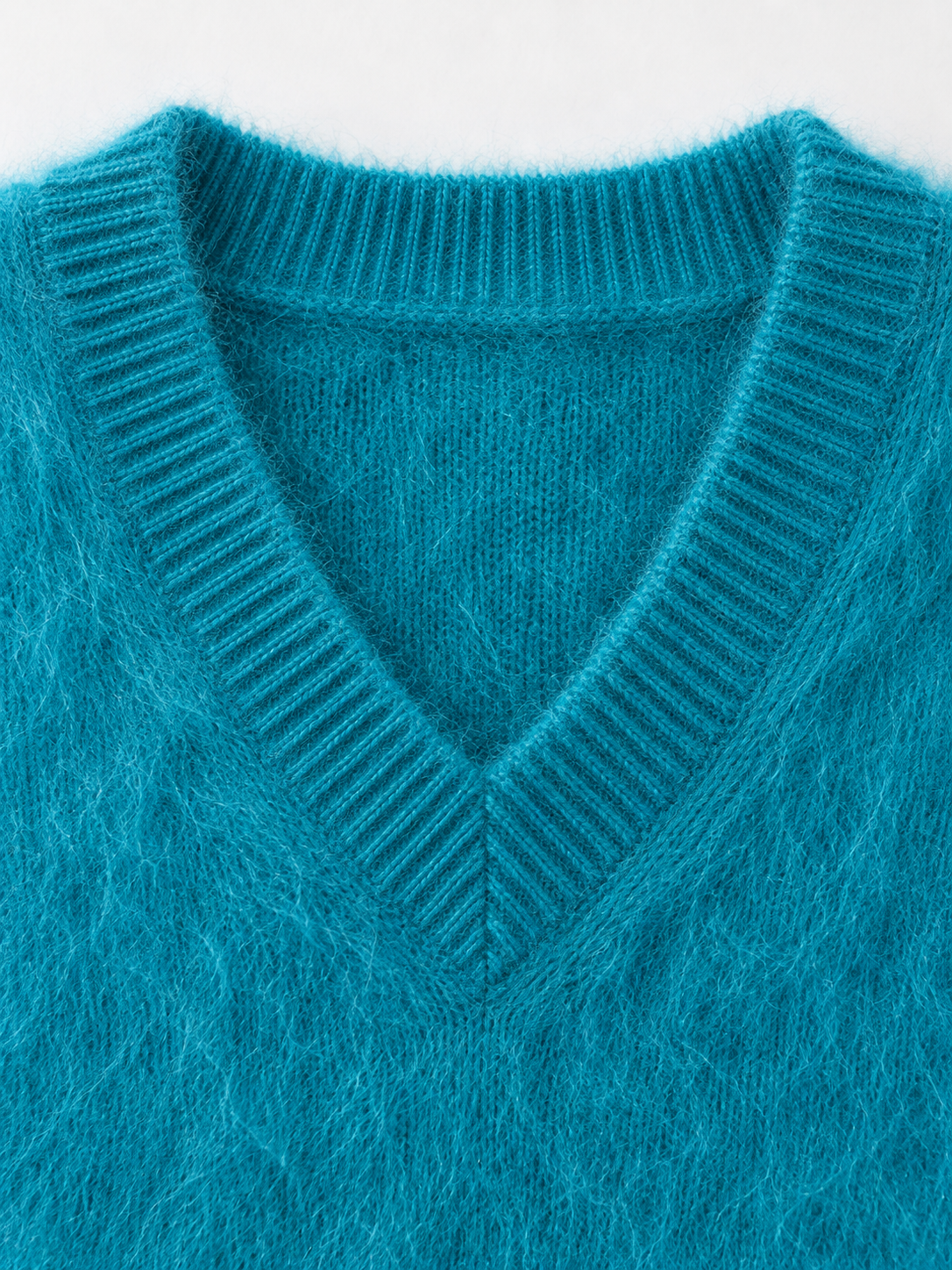 Textured V-Neck Sweater