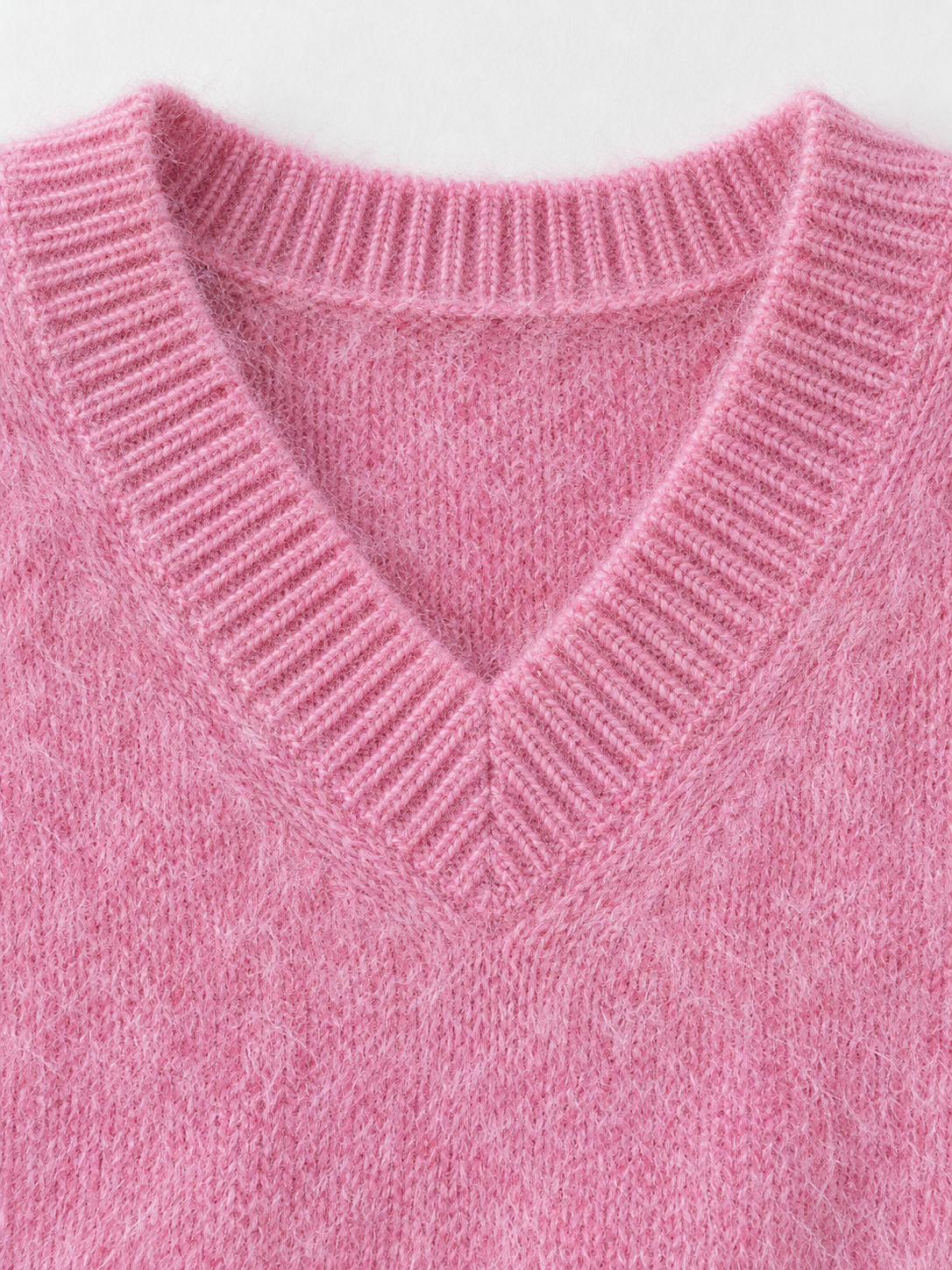 Textured V-Neck Sweater