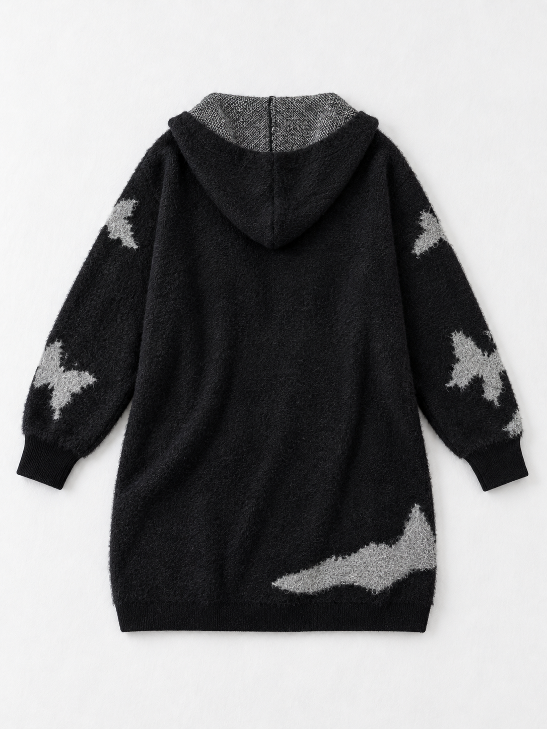 Butterfly Hooded Knit Tunic