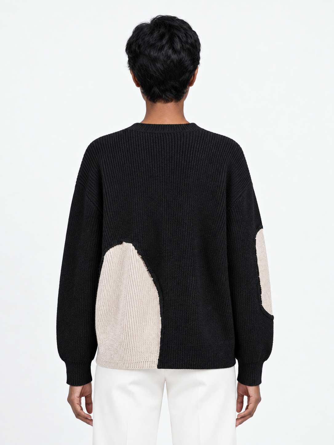 Abstract Intarsia Sweater