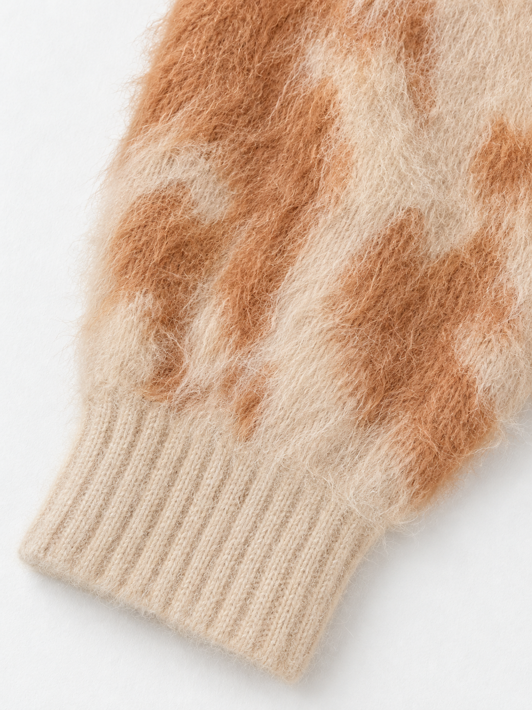 Abstract Intarsia Knit Sweater