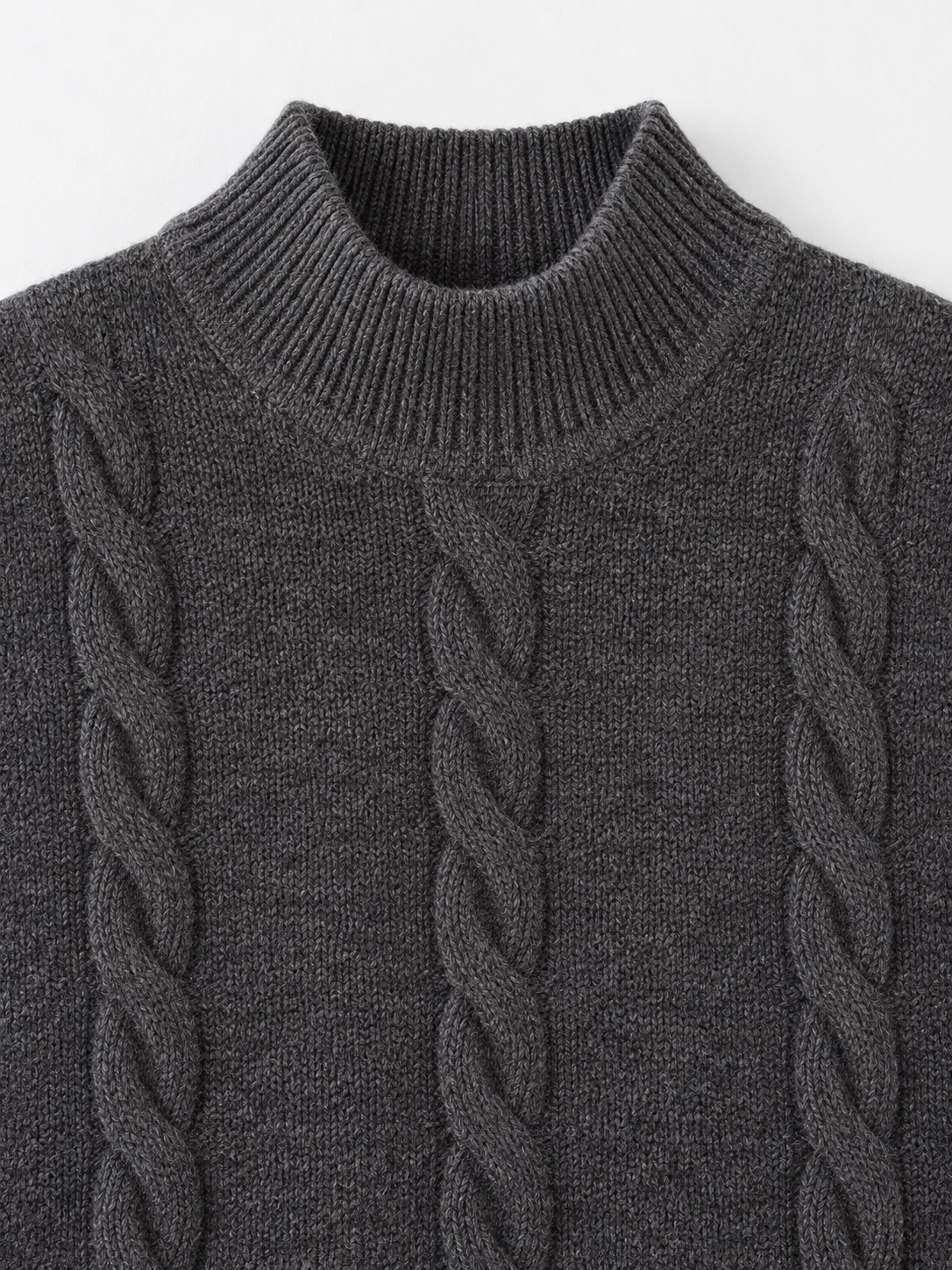 Side-Button Cable-Knit Vest