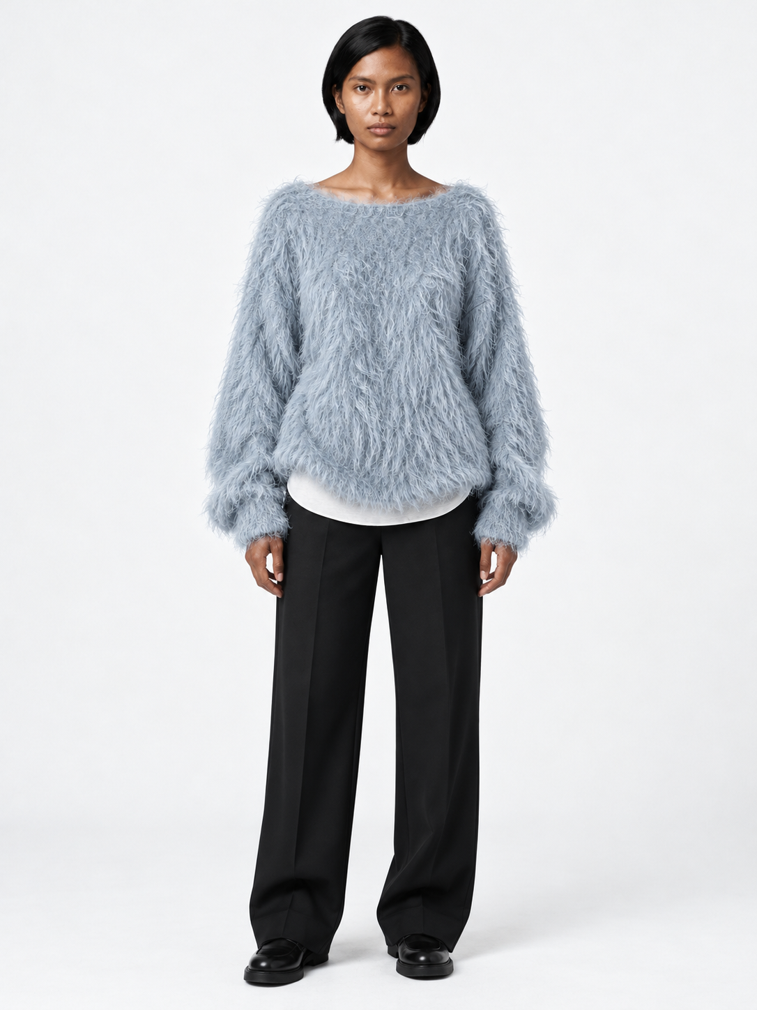 Long-Fibre Boatneck Sweater