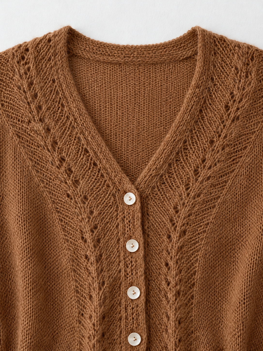 Drawstring Peplum Knit Cardigan