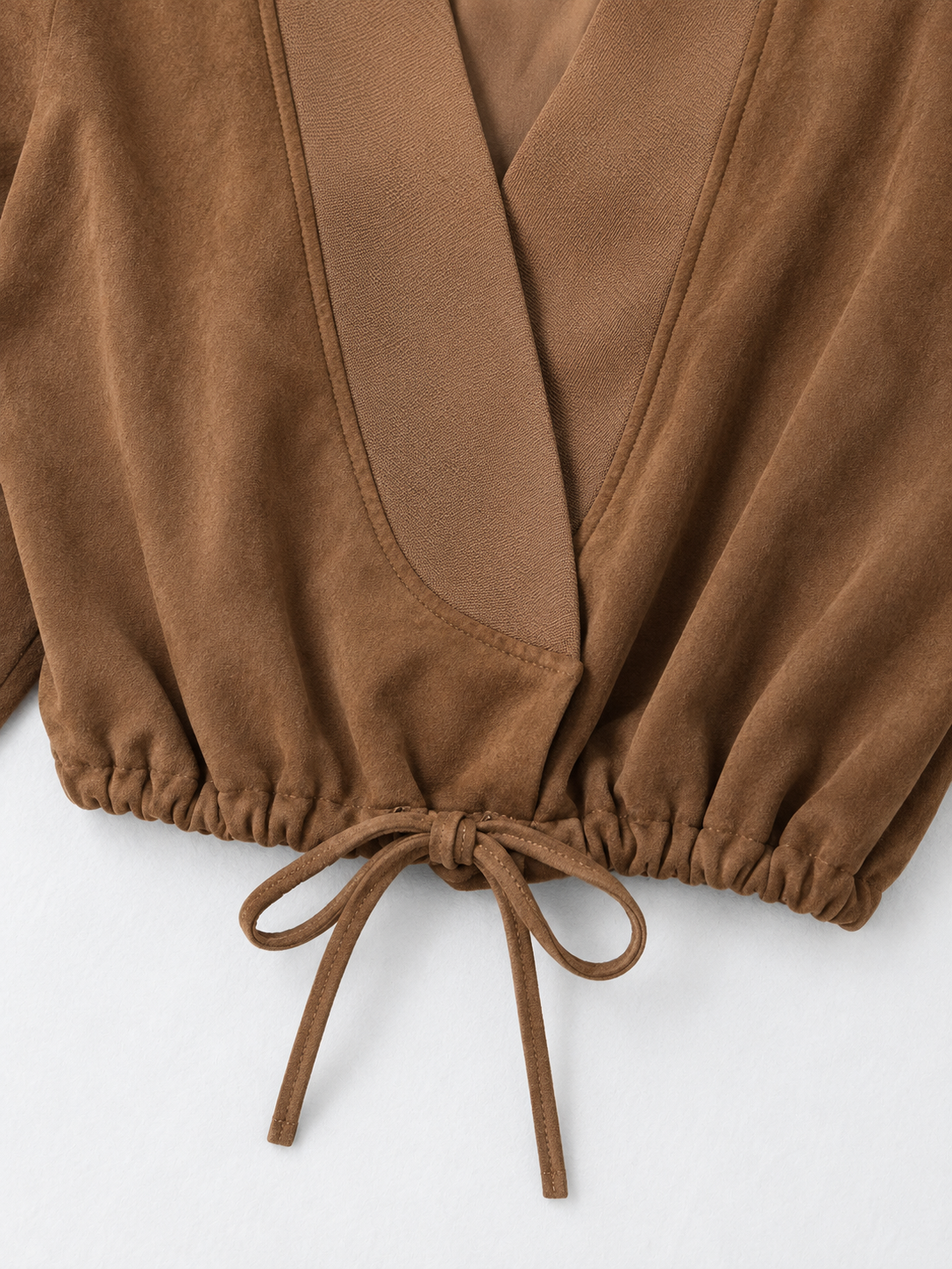 Drawstring Cropped Jacket