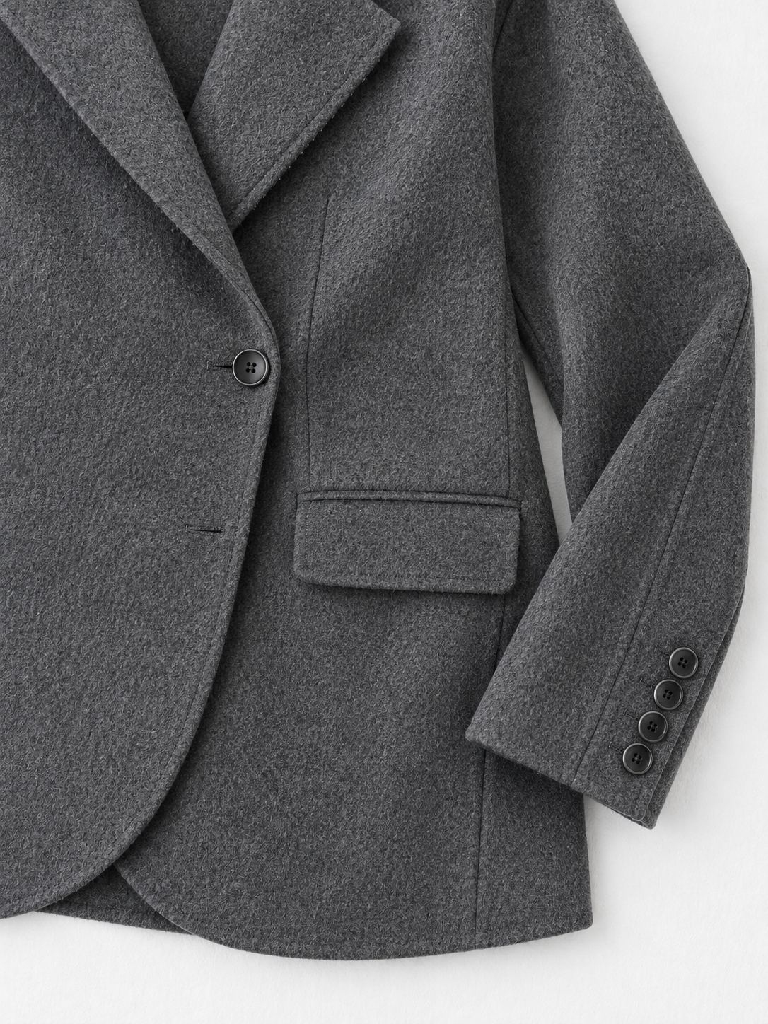 Asymmetric Wrap Coat