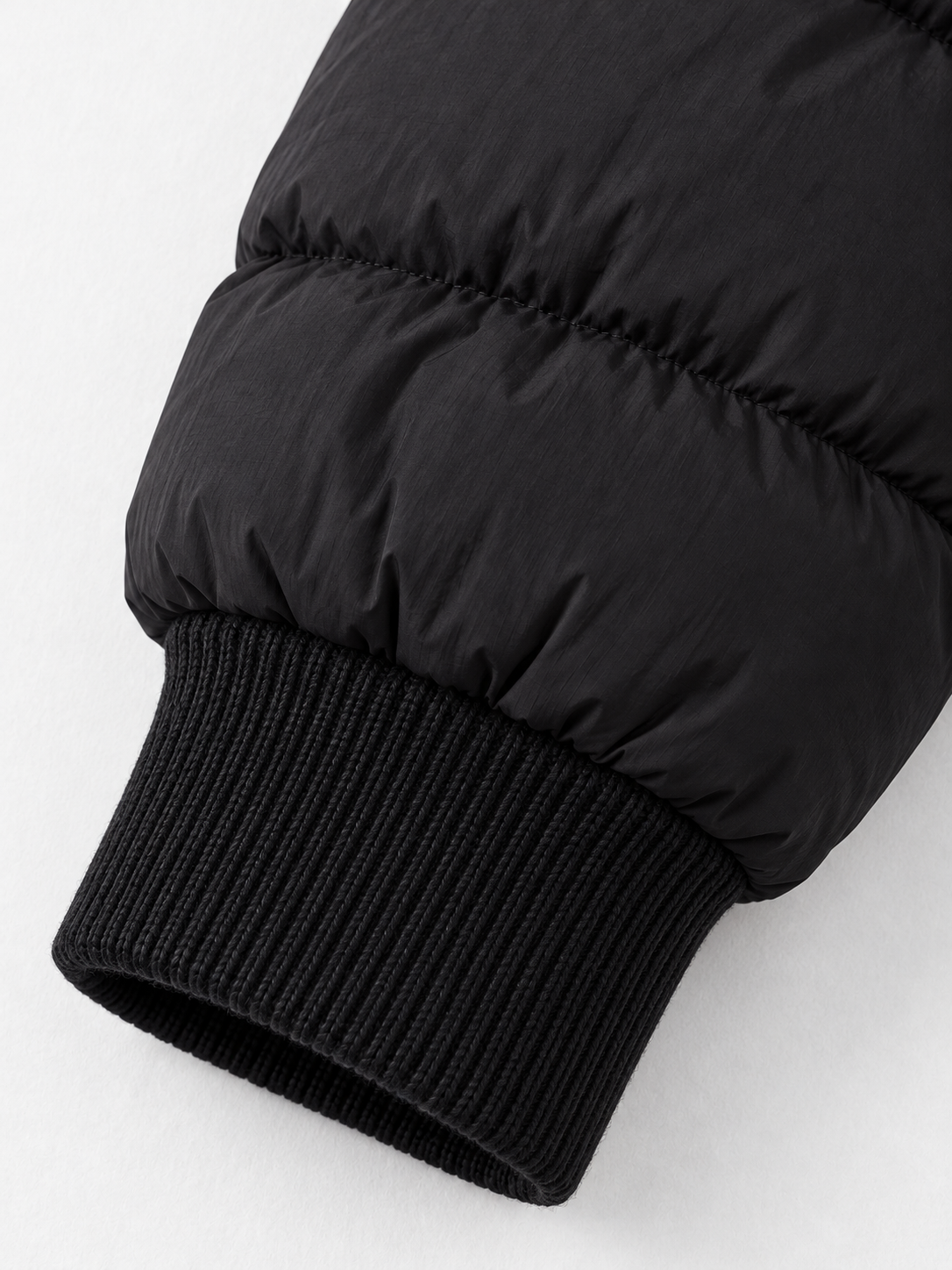 Rib-Collar Padded Jacket