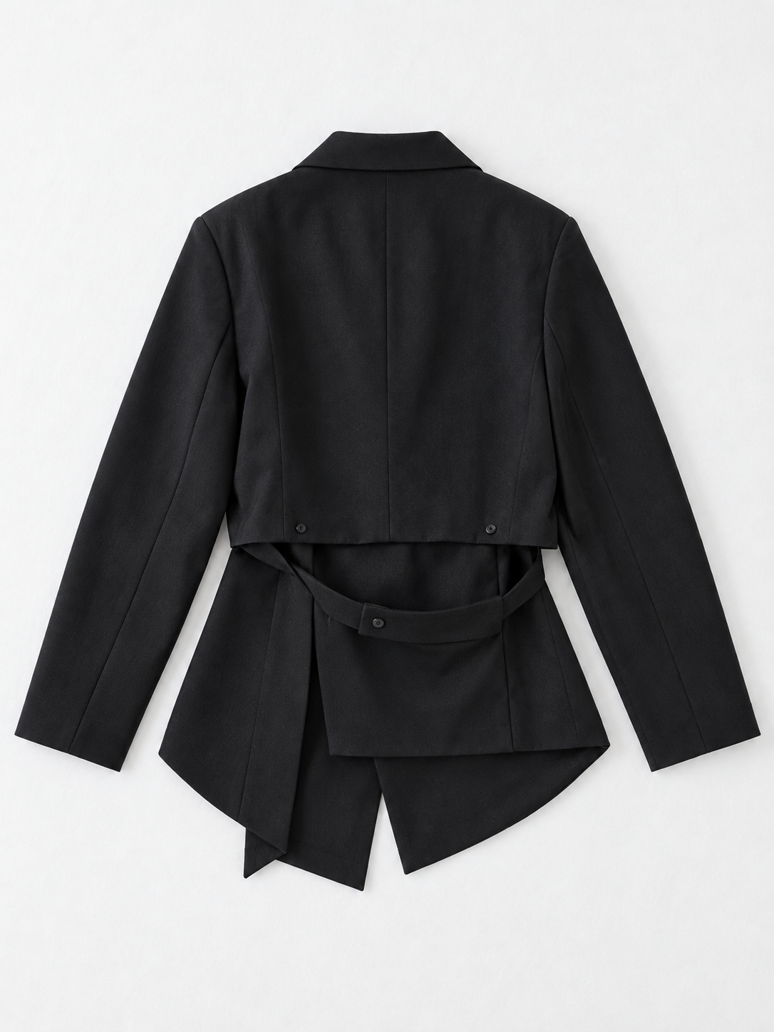 Removable-Hem Tailored Blazer