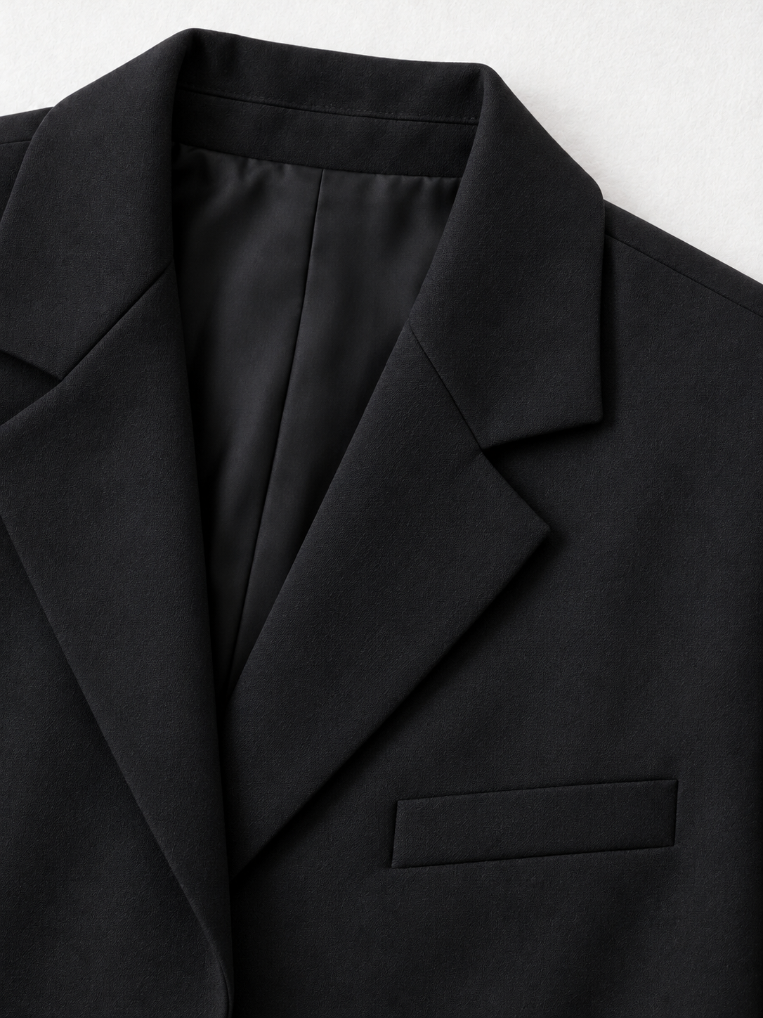 Removable-Hem Tailored Blazer