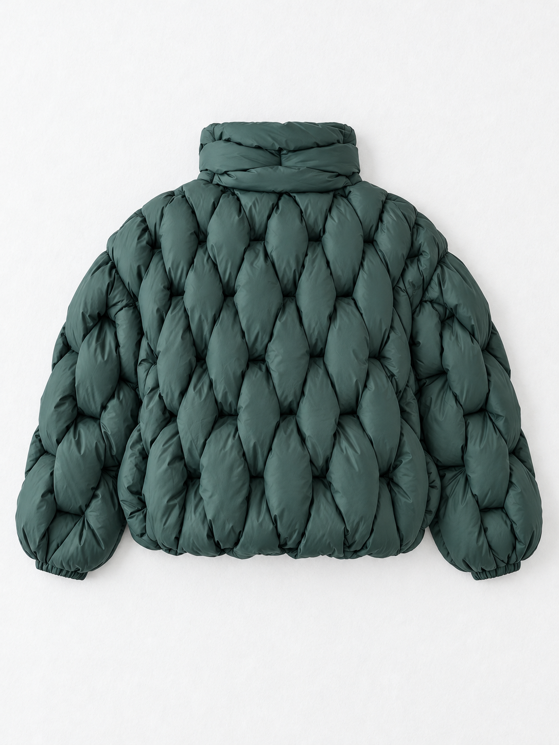 Sculpted-Quilt Padded Jacket