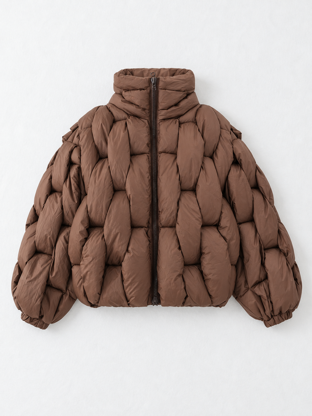 Sculpted-Quilt Padded Jacket