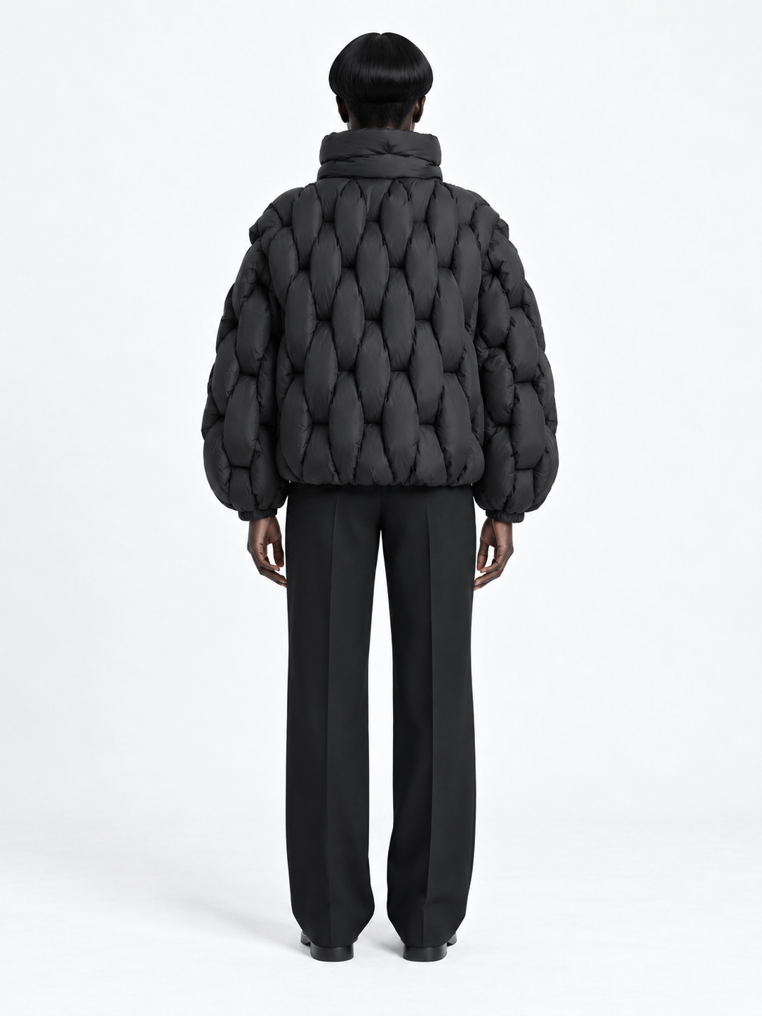 Sculpted-Quilt Padded Jacket