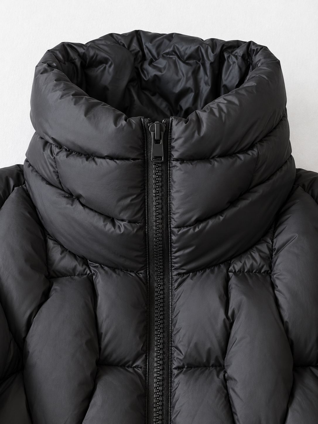 Sculpted-Quilt Padded Jacket