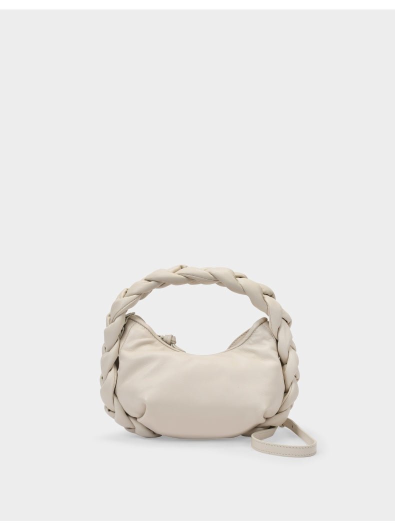 Braided Handle Padded Handbag - Kelly Obi New York